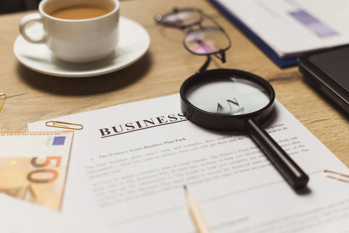 business plan sections