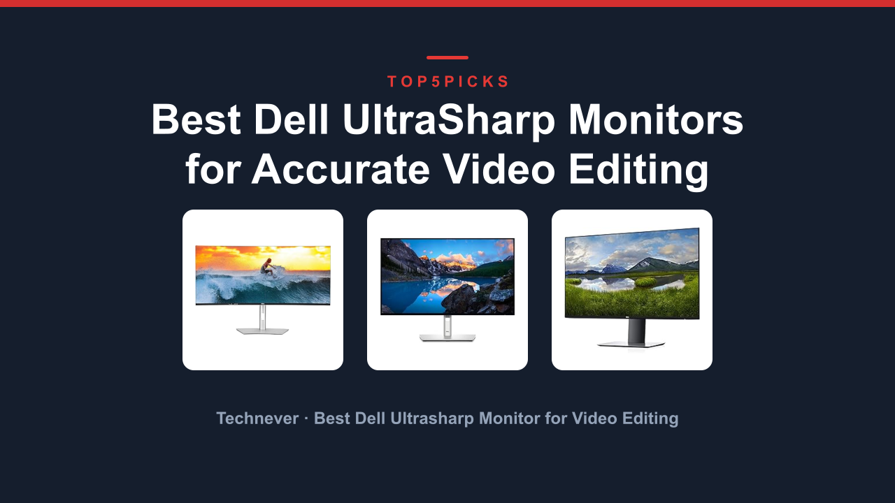 Best Dell UltraSharp Monitors for Accurate Video Editing