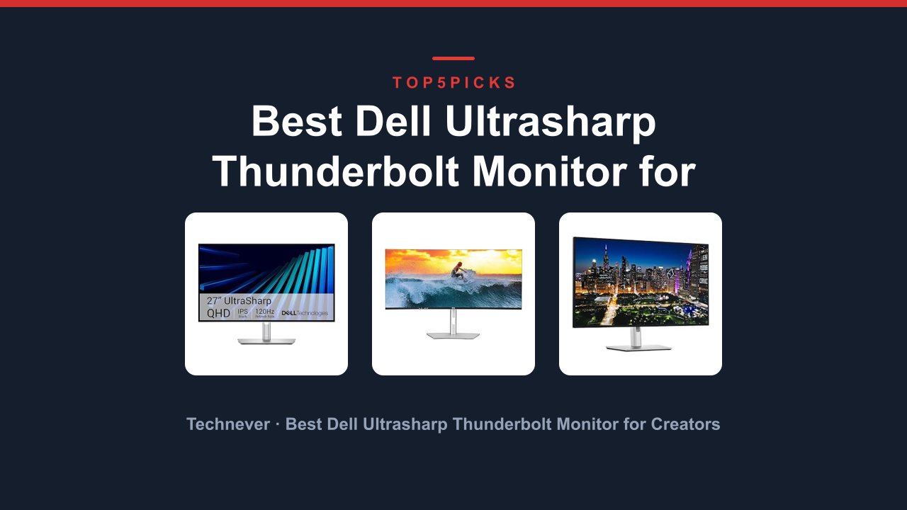 Best Dell Ultrasharp Thunderbolt Monitor for Creators